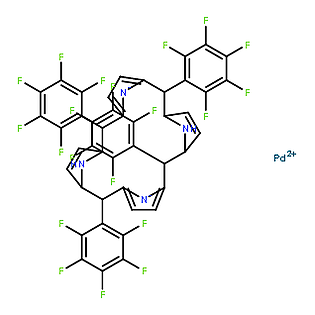 RHAWN 5，10，15，20-Tetrakis(pentafluorophenyl)-21H，23H-porphine palladium(?)