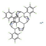 RHAWN 5,10,15,20-Tetrakis(pentafluorophenyl)-21H,23H-porphine palladium(?)