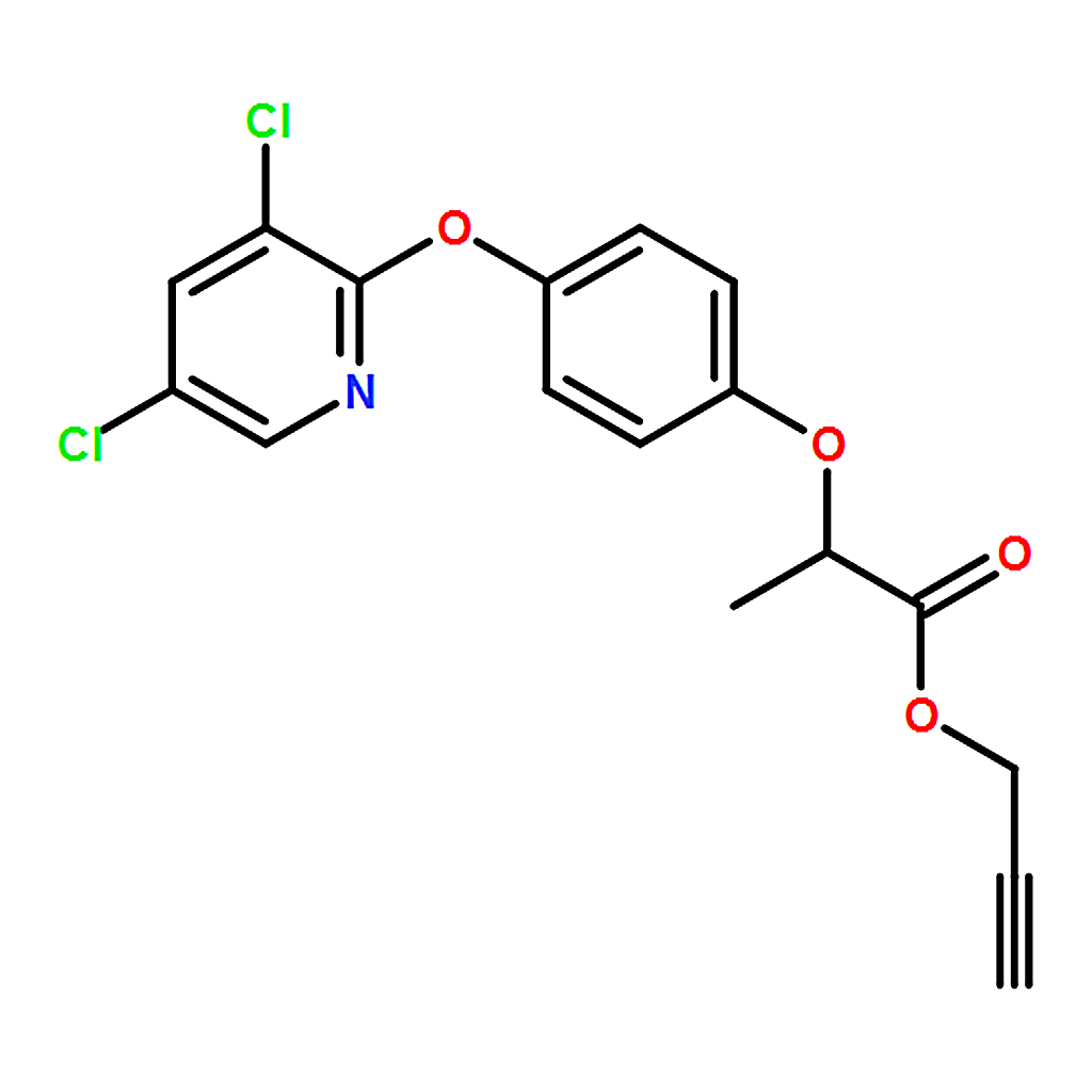 RHAWN Propanoic acid，2-[4-[(3，5-dichloro-2-pyridinyl)oxy]phenoxy]-， 2-propyn-1-yl ester