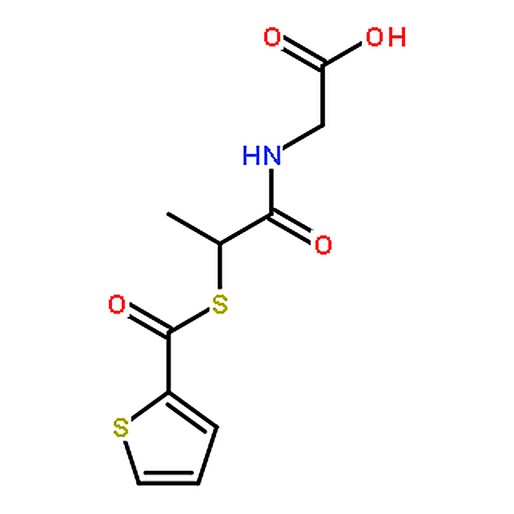 RHAWN 2-(2-((Thiophene-2-carbonyl)thio)propanamido)acetic acid