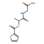RHAWN 2-(2-((Thiophene-2-carbonyl)thio)propanamido)acetic acid
