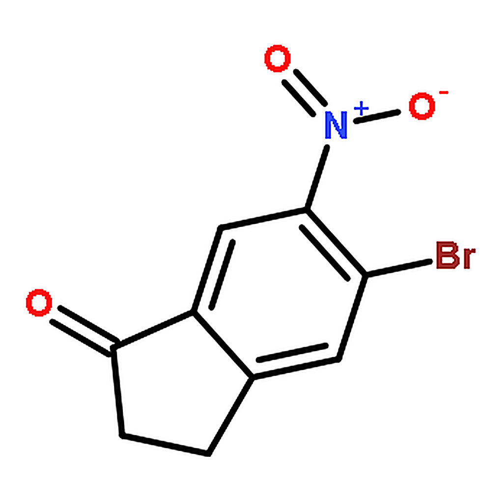RHAWN 5-Bromo-6-nitro-2,3-dihydro-1H-inden-1-one