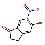 RHAWN 5-Bromo-6-nitro-2,3-dihydro-1H-inden-1-one