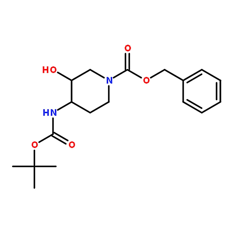 RHAWN (3R,4R)-rel-Benzyl 4-((tert-butoxycarbonyl)amino)-3-hydroxypiperidine-1-carboxylate