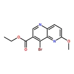 RHAWN Ethyl 4-bromo-6-methoxy-1,5-naphthyridine-3-carboxylate
