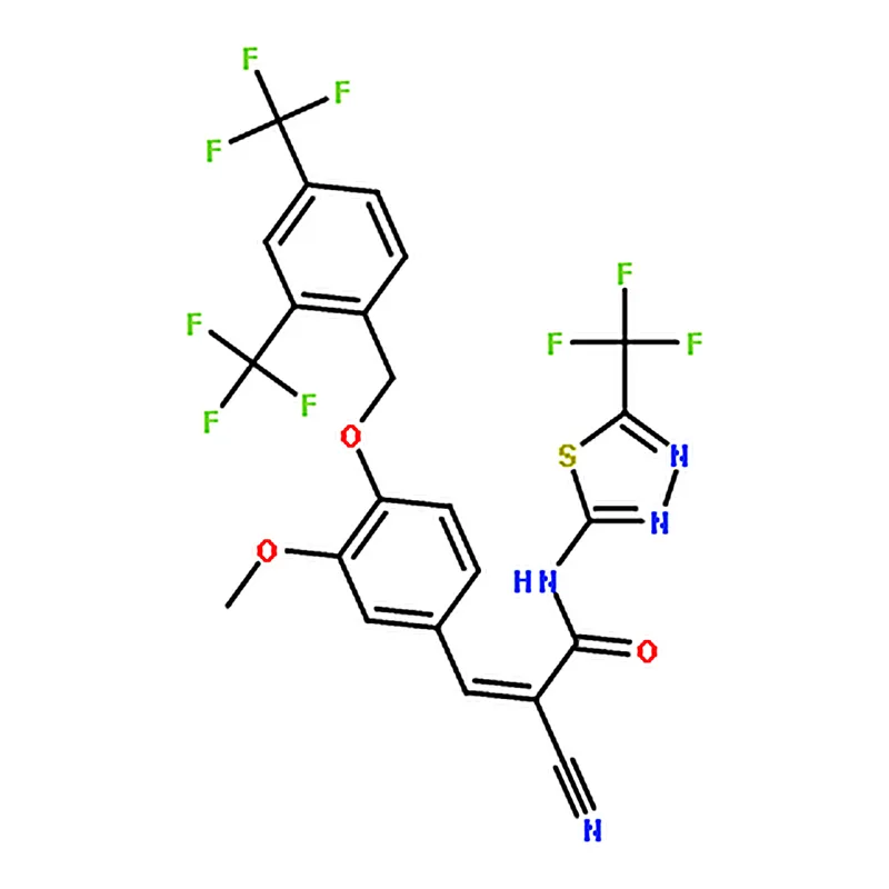 RHAWN 3-(4-((2,4-Bis(trifluoromethyl)benzyl)oxy)-3-methoxyphenyl)-2-cyano-N-(5-(trifluoromethyl)-1
