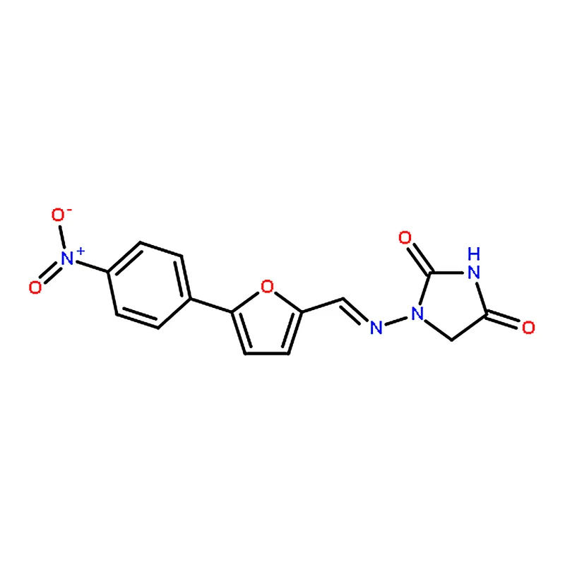 RHAWN 1-(((5-(4-Nitrophenyl)furan-2-yl)methylene)amino)imidazolidine-2,4-dione