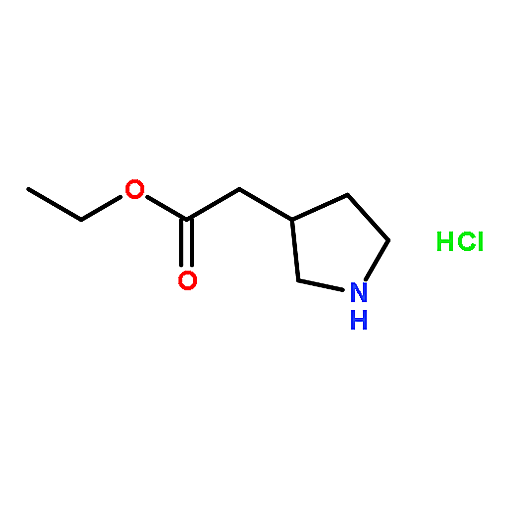 RHAWN Ethyl 2-(pyrrolidin-3-yl)acetate hydrochloride