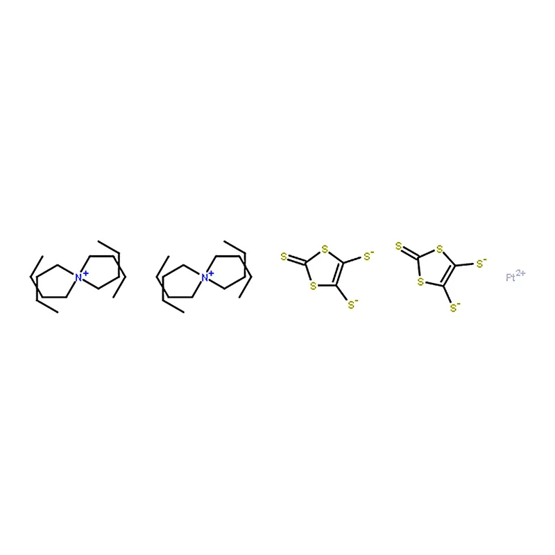 RHAWN Bis(tetrabutylammonium) Bis(1,3-dithiole-2-thione-4,5-dithiolato)platinum(II)