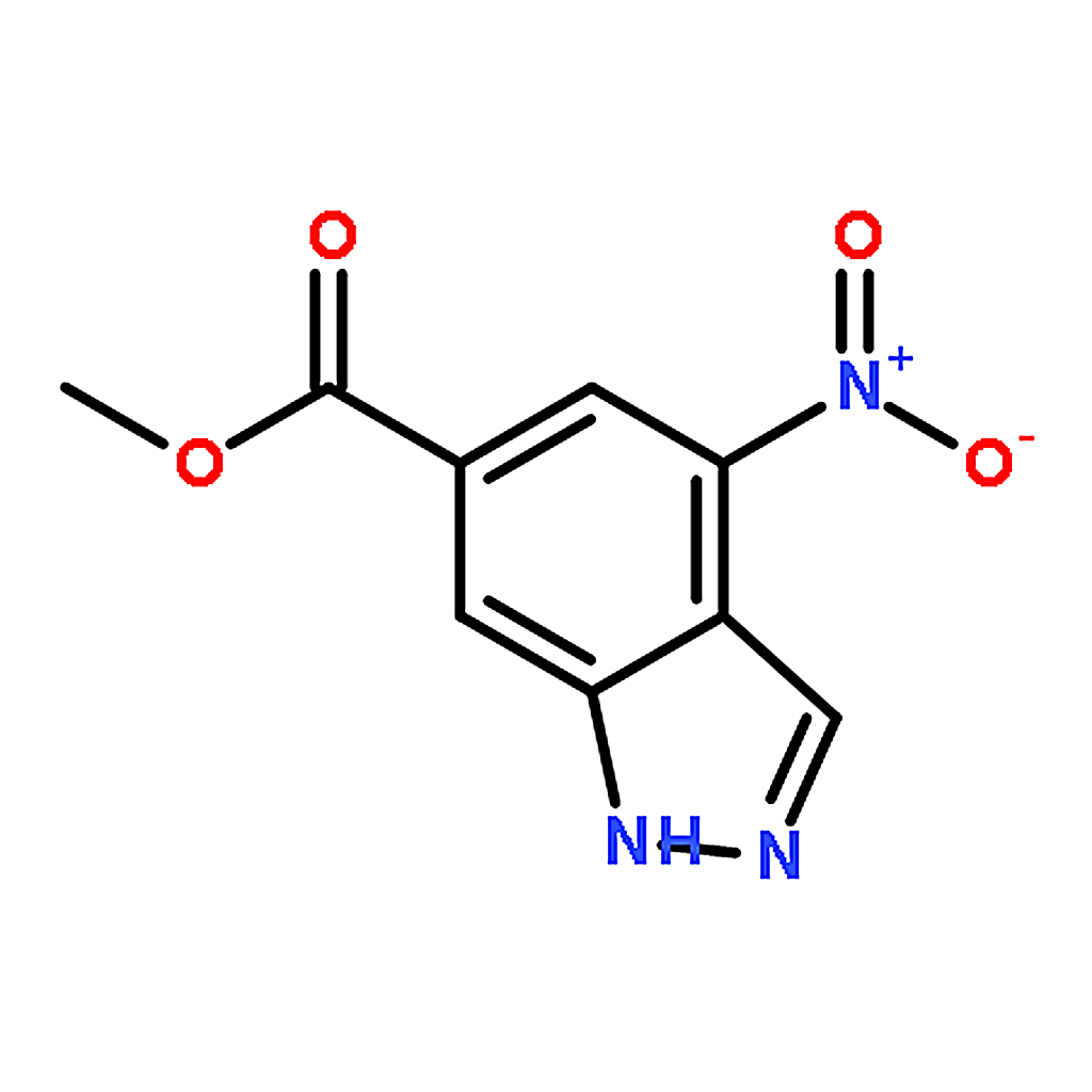 RHAWN Methyl 4-nitro-1H-indazole-6-carboxylate