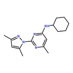 RHAWN N-Cyclohexyl-N-[2-(3,5-dimethyl-pyrazol-1-yl)-6-methyl-4-pyrimidinamine