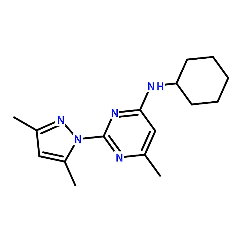 RHAWN N-Cyclohexyl-N-[2-(3,5-dimethyl-pyrazol-1-yl)-6-methyl-4-pyrimidinamine