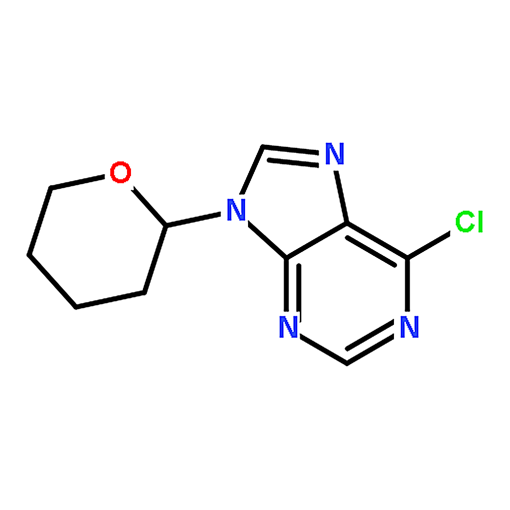 RHAWN 6-Chloro-9-(2-tetrahydropyranyl)purine
