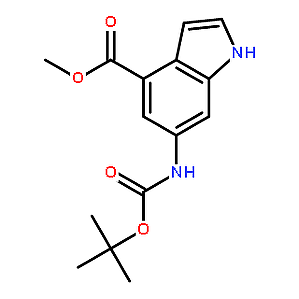 RHAWN METHYL 6-N-BOC-AMINOINDOLE-4-CARBOXYLATE