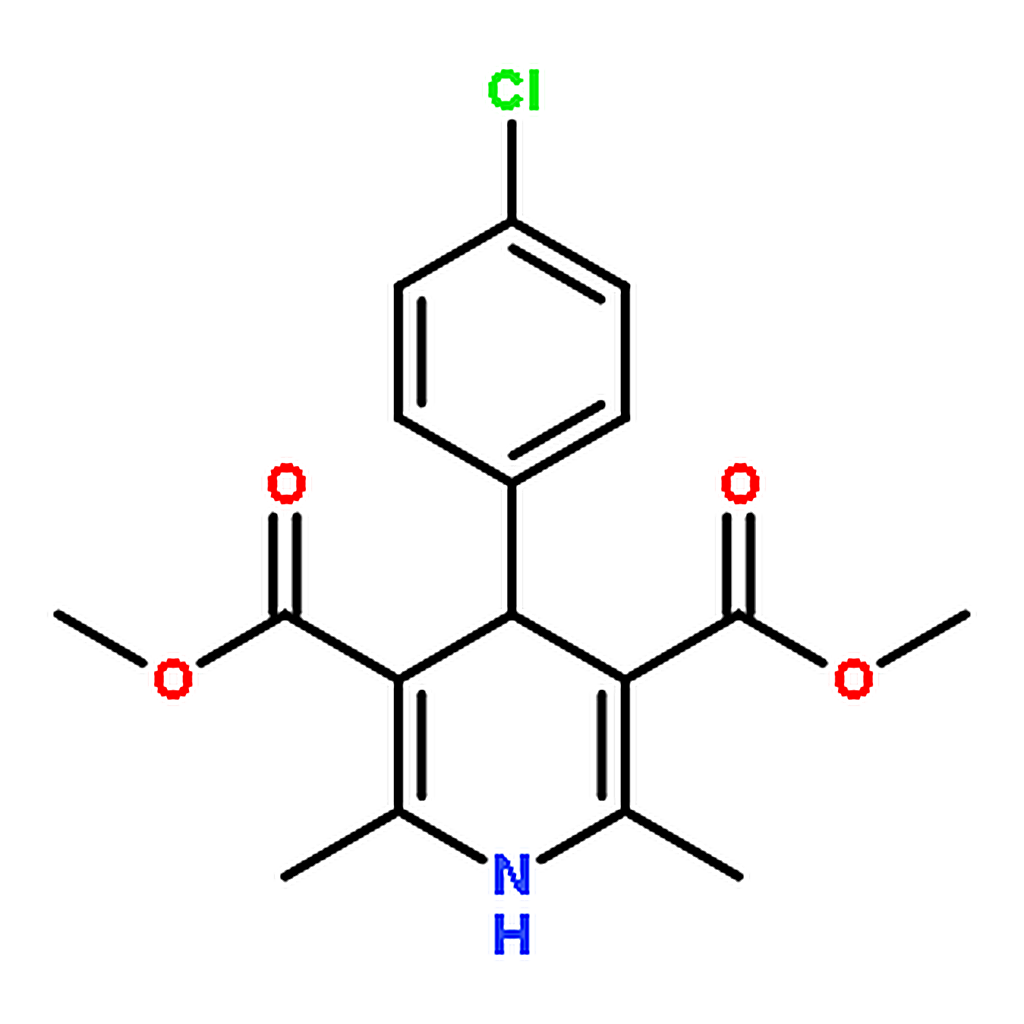 RHAWN Dimethyl 4-(4-chlorophenyl)-2,6-dimethyl-1,4-dihydropyridine-3,5-dicarboxylate