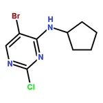 RHAWN 5-Bromo-2-chloro-N-cyclopentylpyrimidin-4-amine