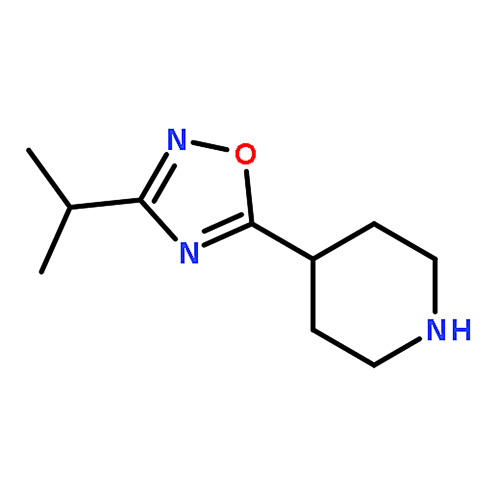 RHAWN 4-(3-Isopropyl-1,2,4-oxadiazol-5-yl)piperidine