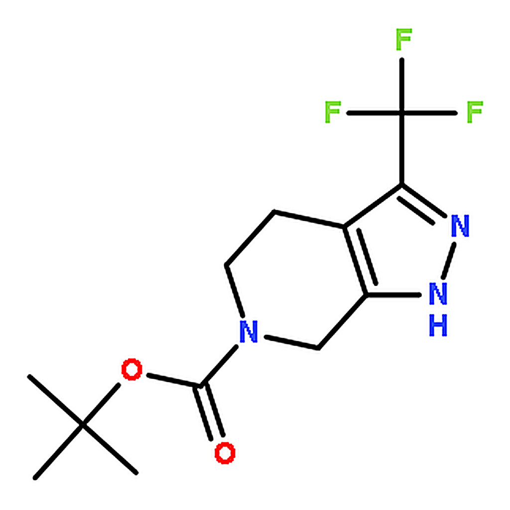 RHAWN tert-Butyl 3-(trifluoromethyl)-4,5-dihydro-1H-pyrazolo[3,4-c]pyridine-6(7H)-carboxylate