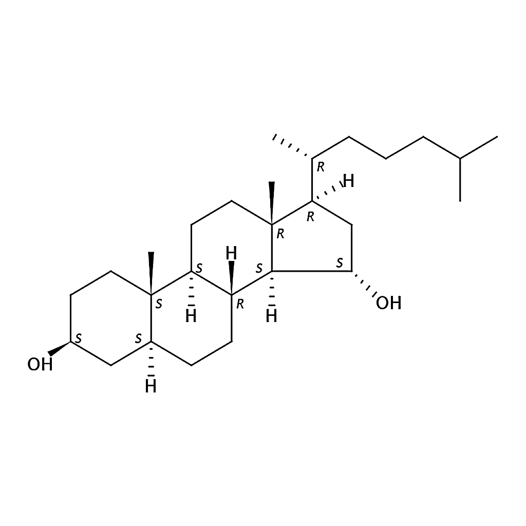RHAWN 5-cholestane-3,15-diol