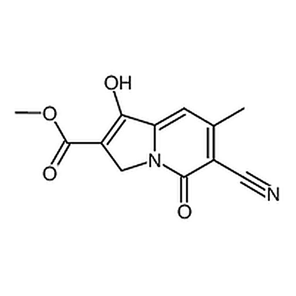 RHAWN Methyl 6-cyano-1-hydroxy-7-methyl-5-oxo-3,5-dihydroindolizine-2-carboxylate