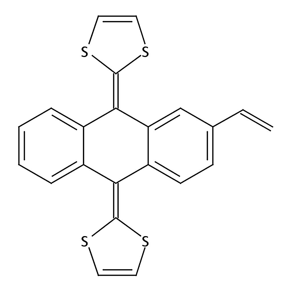 RHAWN 2,2'-(2-Vinylanthracene-9,10-diylidene)bis(1,3-dithiole)