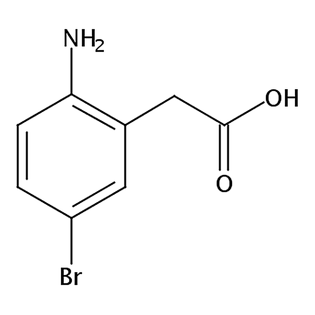 RHAWN 2-(2-Amino-5-bromophenyl)acetic acid