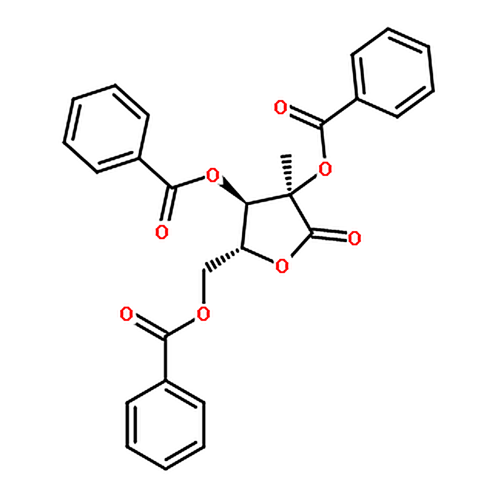 RHAWN 2， 3， 5-Tri-O-benzoyl-2-C-methyl-D-ribonic acid-1， 4-lactone