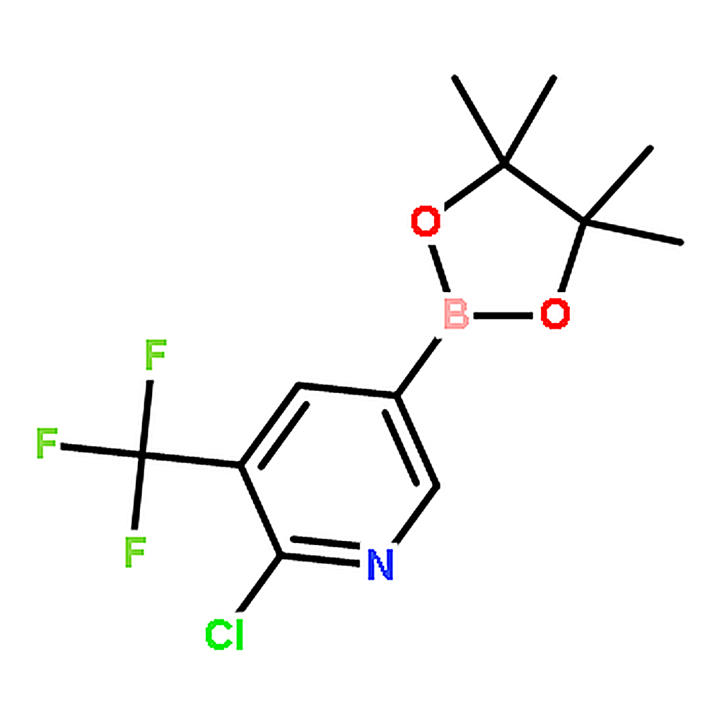 RHAWN 2-Chloro-5-(4，4，5，5-tetramethyl-1，3，2-dioxaborolan-2-yl)-3-(trifluoromethyl)pyridine