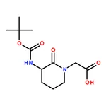 RHAWN (S)-2-(3-((tert-Butoxycarbonyl)amino)-2-oxopiperidin-1-yl)acetic acid