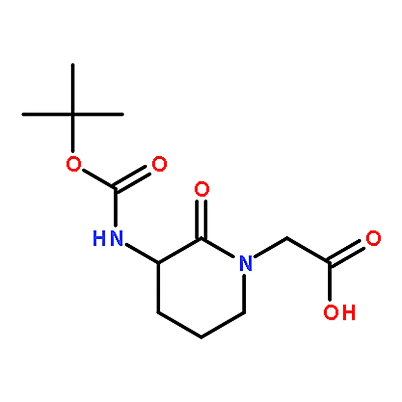 RHAWN (S)-2-(3-((tert-Butoxycarbonyl)amino)-2-oxopiperidin-1-yl)acetic acid