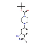 RHAWN Tert-Butyl 4-(3-iodo-1H-indazol-6-yl)piperazine-1-carboxylate