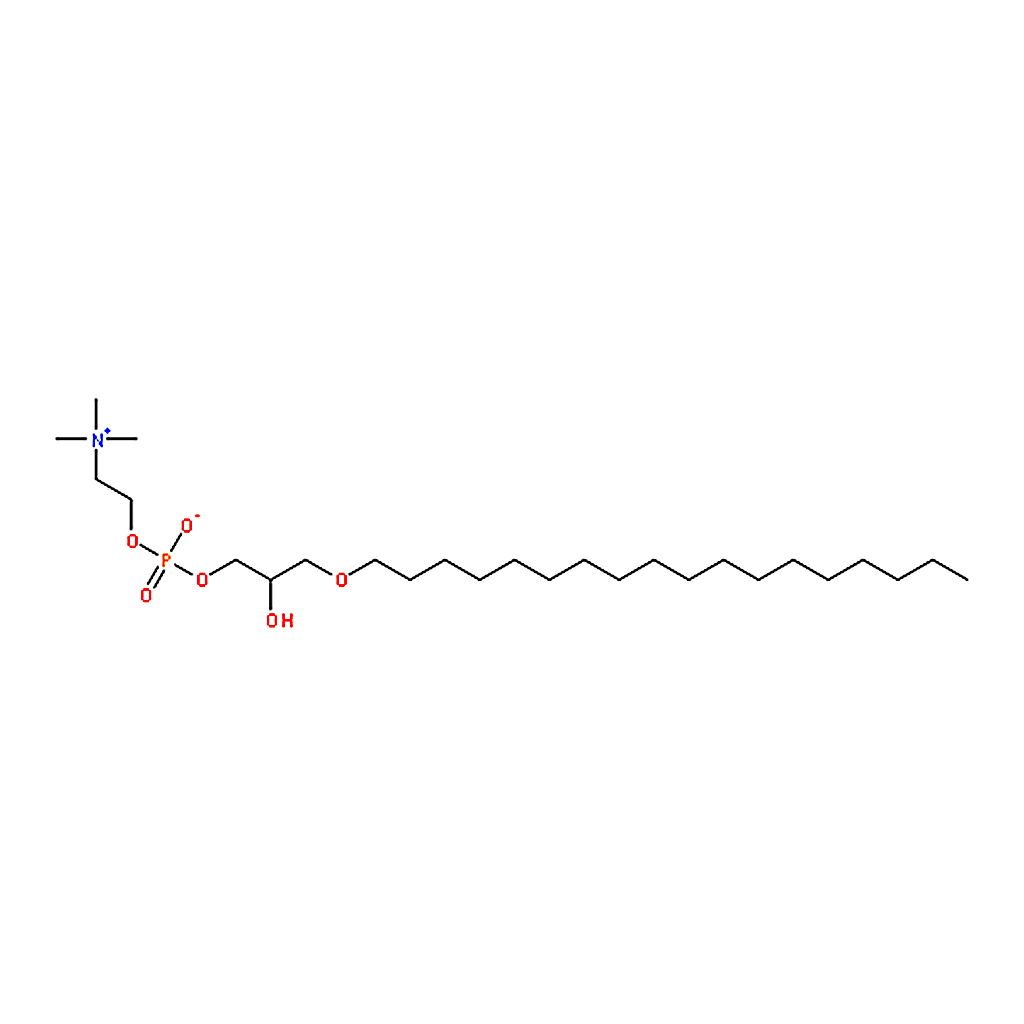RHAWN 1-O-octadecyl-2-hydroxy-sn-glycero-3-phosphocholine