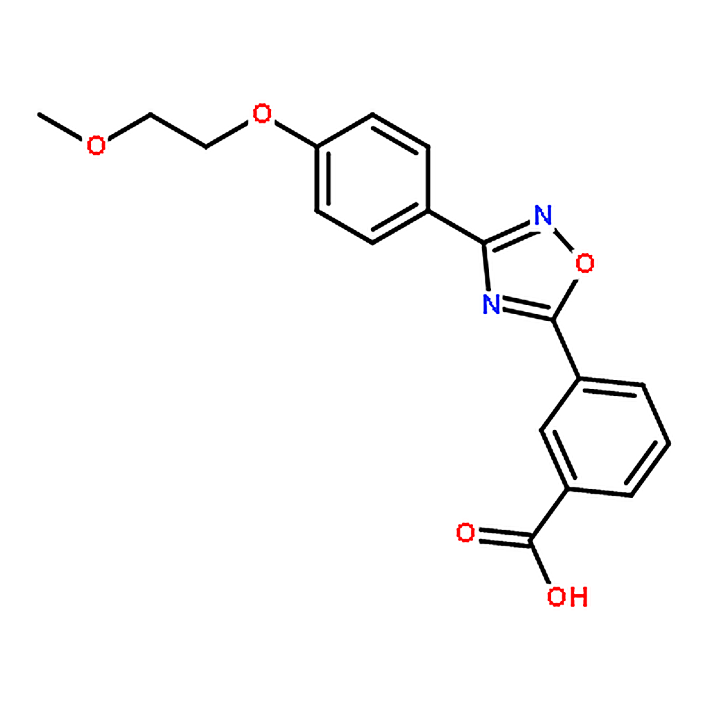 RHAWN 3-[3-[4-(2-methoxyethoxy)phenyl]-1，2，4-oxadiazol-5-yl]benzoic acid