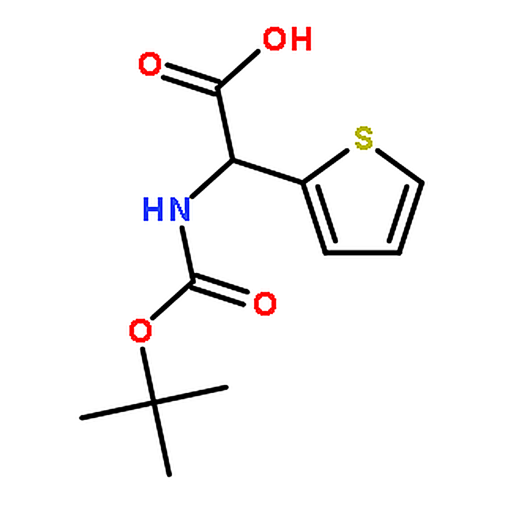 RHAWN (R)-2-((tert-Butoxycarbonyl)amino)-2-(thiophen-2-yl)acetic acid