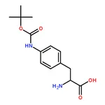 RHAWN (S)-2-Amino-3-(4-((tert-butoxycarbonyl)amino)phenyl)propanoic acid