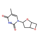 RHAWN 1-(3,5-Anhydro-2-deoxy-beta-D-threo-pentofuranosyl)thymine