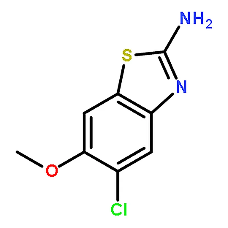 RHAWN 2-Benzothiazolamine,5-chloro-6-methoxy-(9CI)