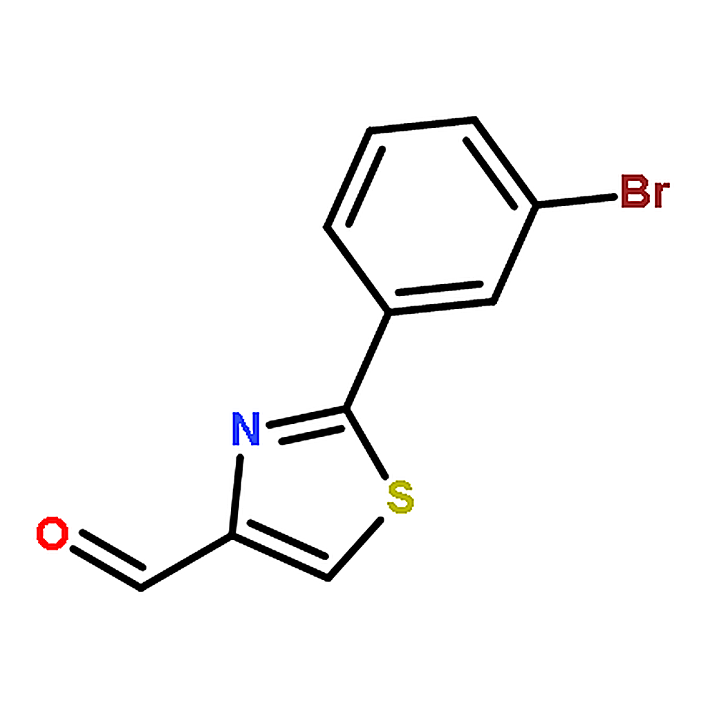 RHAWN 2-(3-Bromophenyl)thiazole-4-carbaldehyde