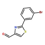 RHAWN 2-(3-Bromophenyl)thiazole-4-carbaldehyde