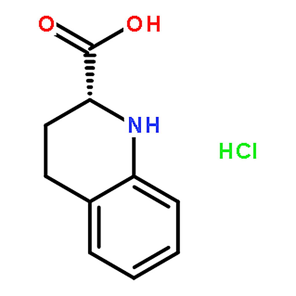 RHAWN D-1，2，3，4-TETRAHYDRO-QUINOLINE-2-CARBOXYLIC ACID HYDROCHLORIDE