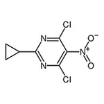RHAWN 4,6-Dichloro-2-cyclopropyl-5-nitropyrimidine