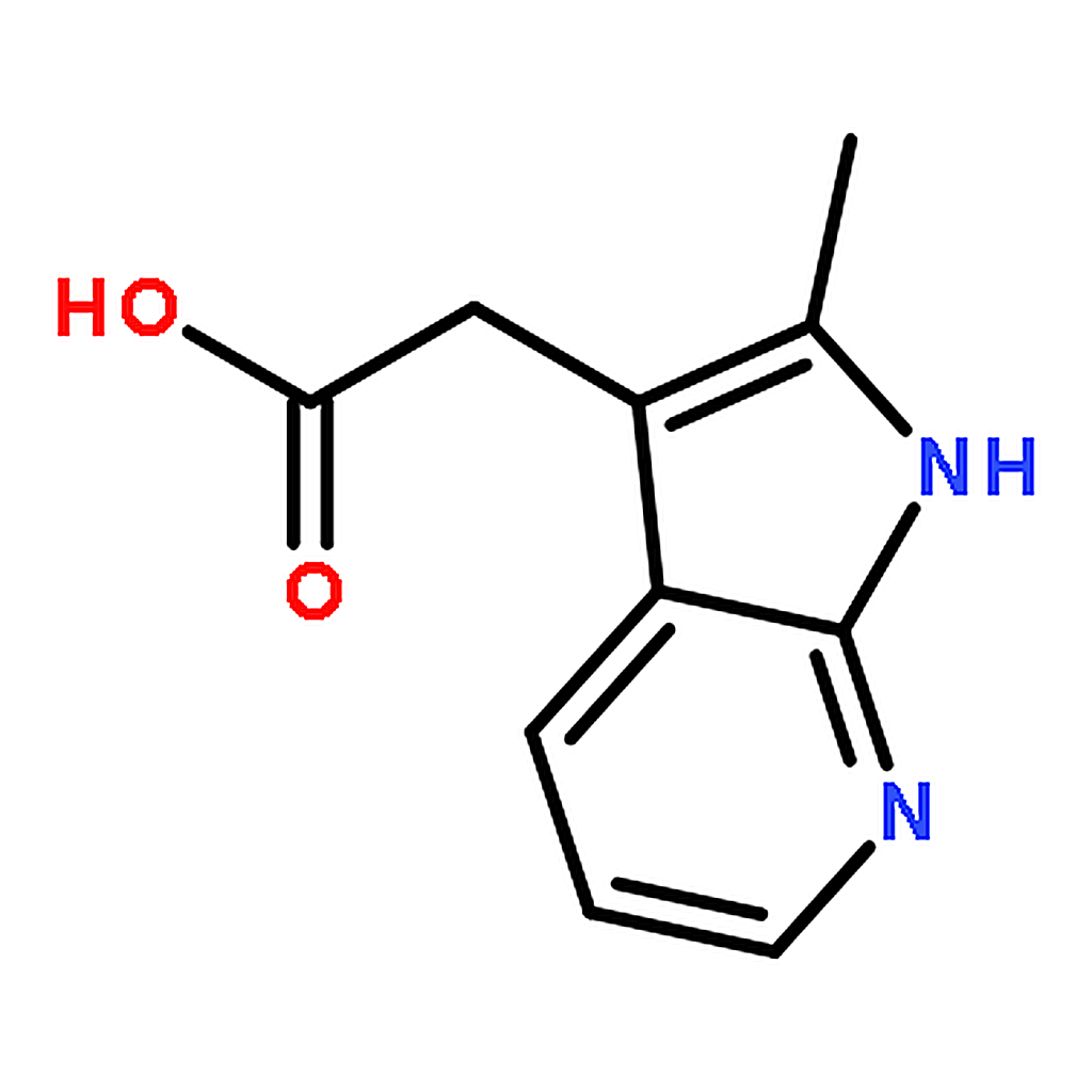 RHAWN 2-(2-Methyl-1H-pyrrolo[2，3-b]pyridin-3-yl)acetic acid