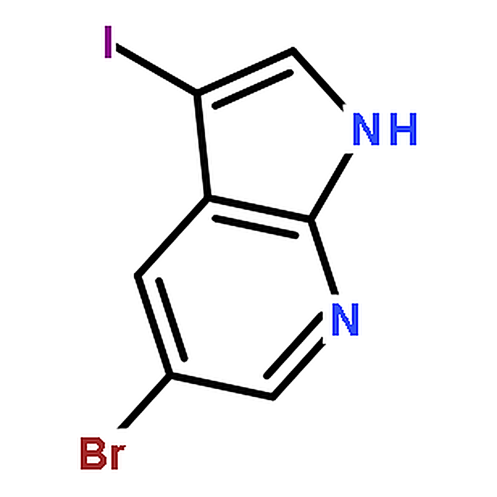 RHAWN 5-Bromo-3-iodo-1H-pyrrolo[2,3-b]pyridine