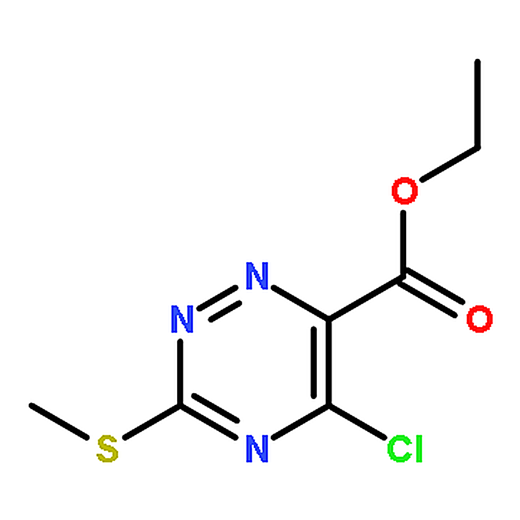 RHAWN Ethyl 5-chloro-3-(methylthio)-1,2,4-triazine-6-carboxylate