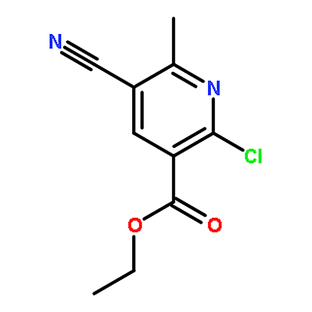 RHAWN Ethyl 2-chloro-5-cyano-6-methylnicotinate