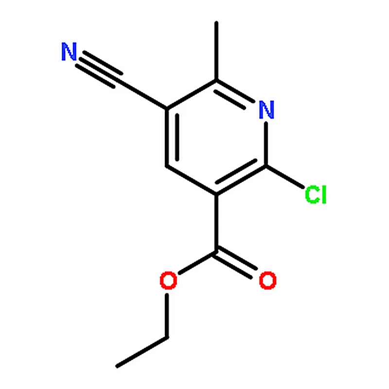 RHAWN Ethyl 2-chloro-5-cyano-6-methylnicotinate