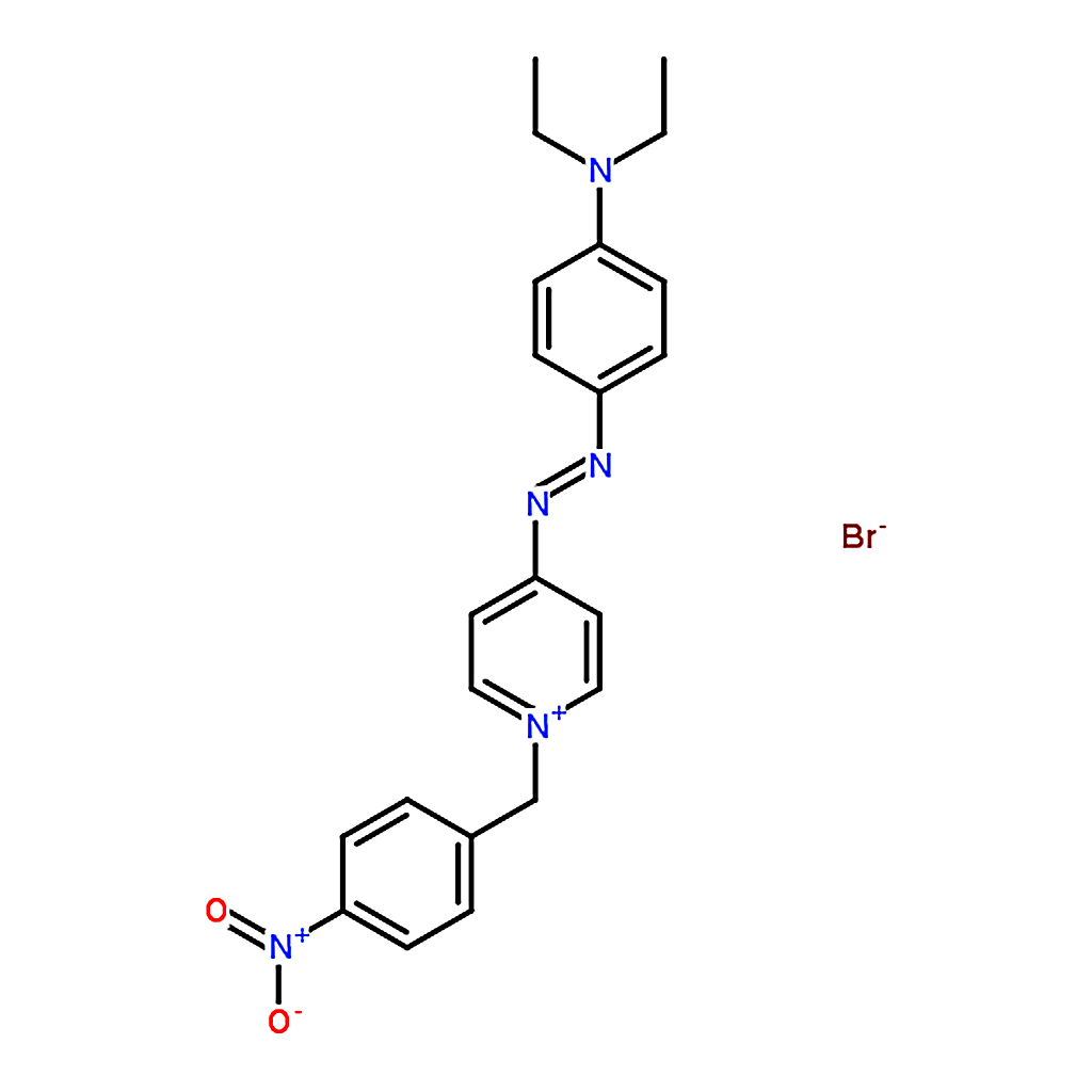 RHAWN 4-(4-Diethylaminophenylazo)-1-(4-nitrobenzyl)pyridinium bromide