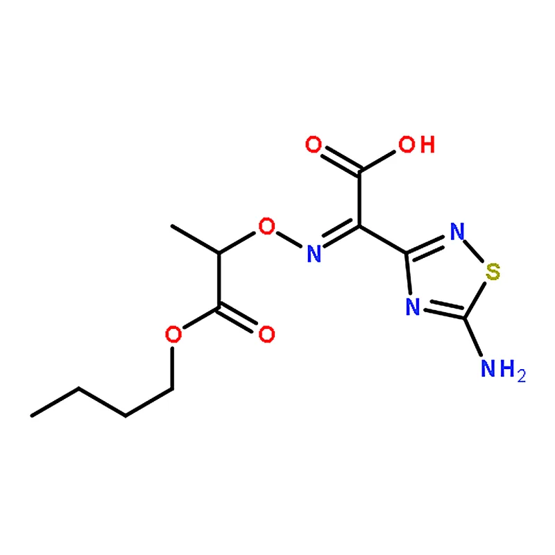 RHAWN (Z)-2-(5-Amino-1,2,4-thiadiazol-3-yl)-2-(((1-(tert-butoxy)-2-methyl-1-oxopropan-2-yl)oxy)imi