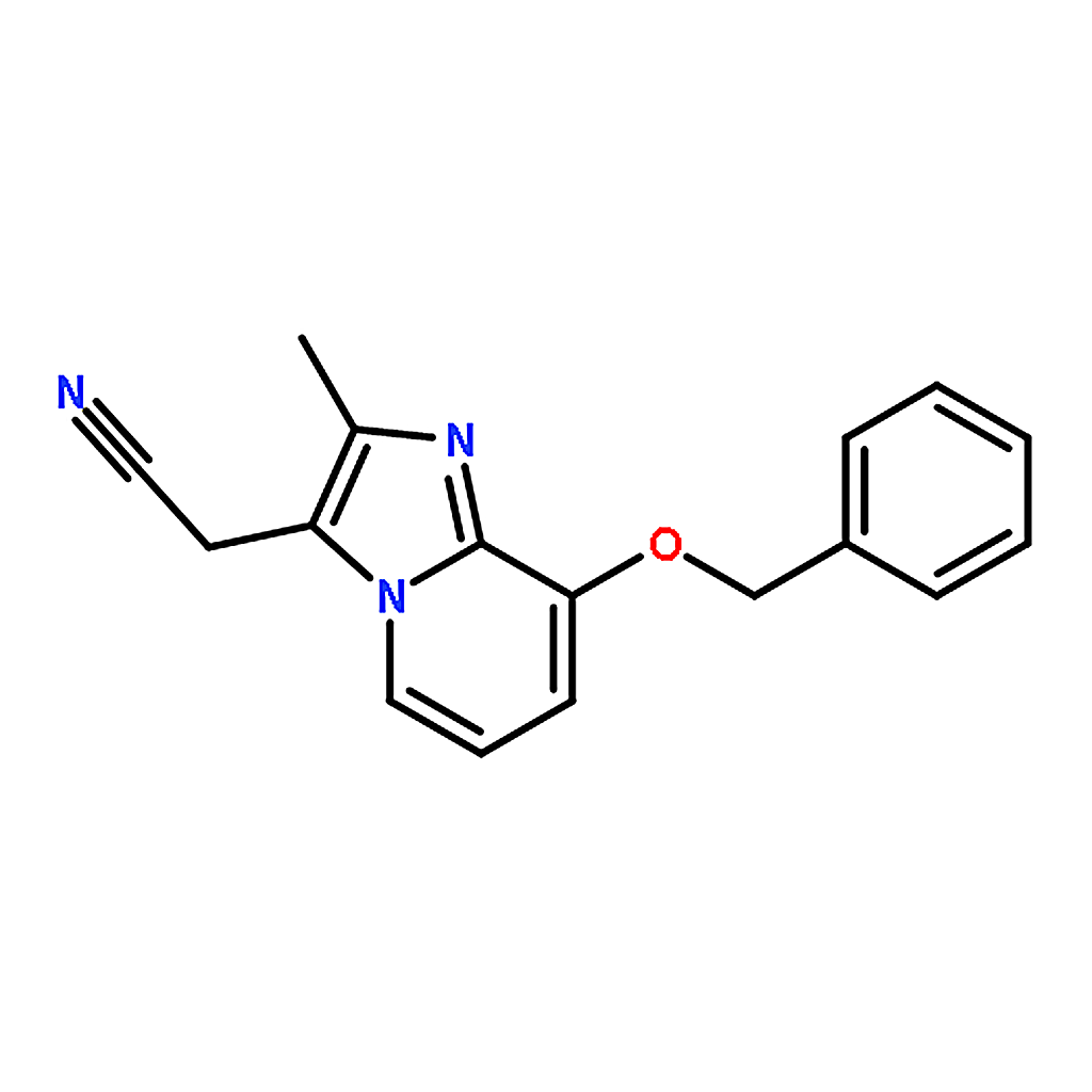 RHAWN 2-(8-(Benzyloxy)-2-methylimidazo[1，2-a]pyridin-3-yl)acetonitrile
