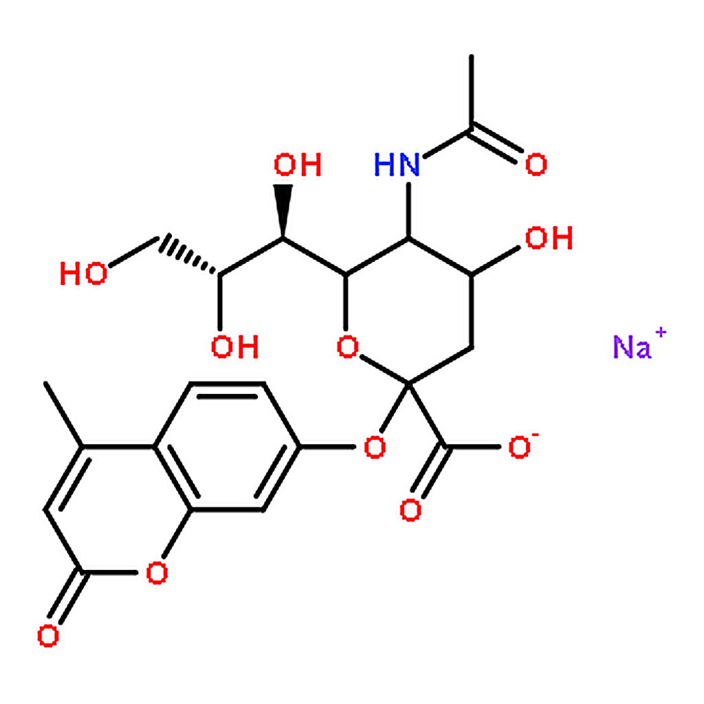 RHAWN 2▽-(4-Methylumbelliferyl)--D-N-acetylneuraminic acid sodium salt hydrate